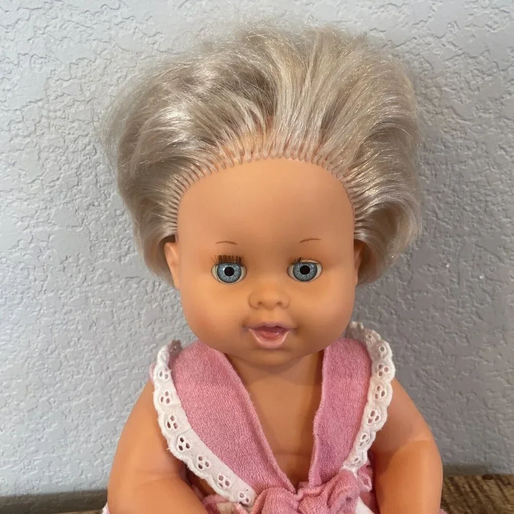 Vintage 1989 Ideal Rub-A-Dub Dolly 16